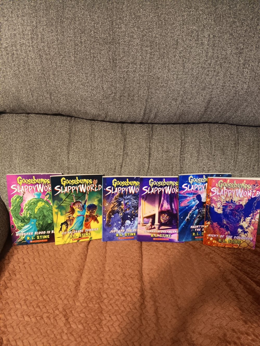 Goosebumps SlappyWorld Paperback Set - Colorful Horror Covers